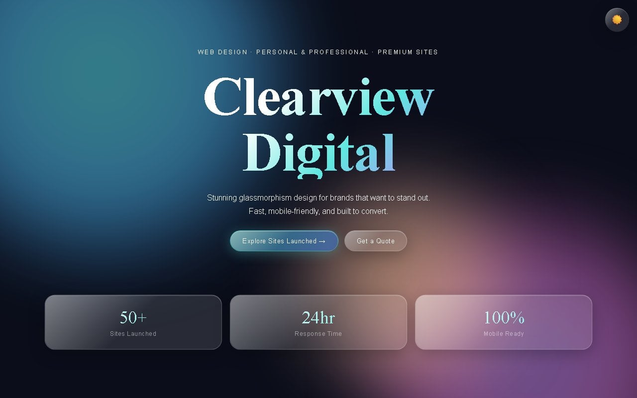 Clearview Digital website preview
