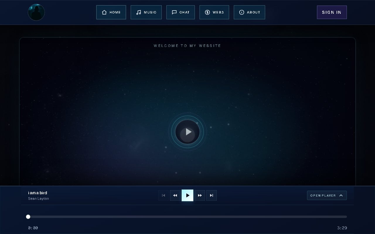 SeanLayton.com website preview